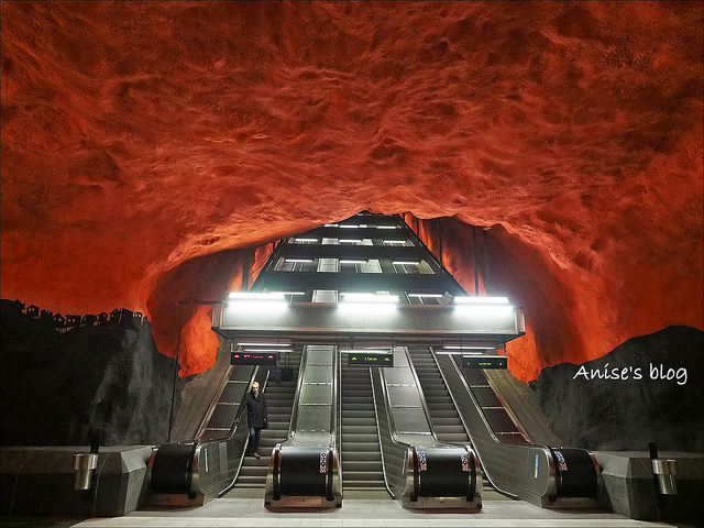 斯德哥爾摩藝術地鐵，終於來朝聖！ @愛吃鬼芸芸