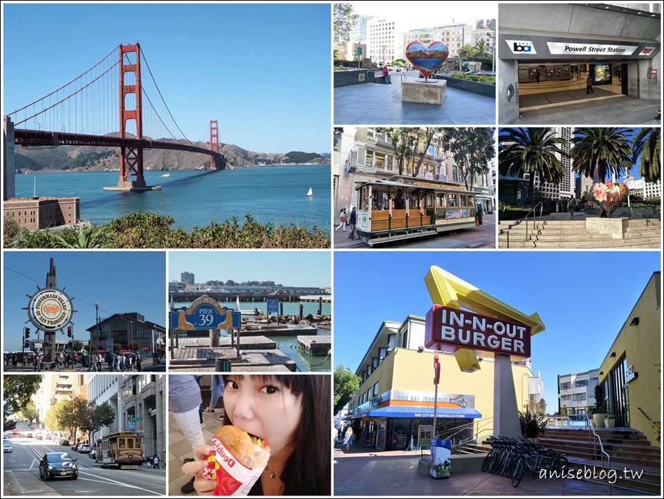 舊金山半日遊：漁人碼頭、IN-N-OUT漢堡、金門大橋、Union Square @愛吃鬼芸芸