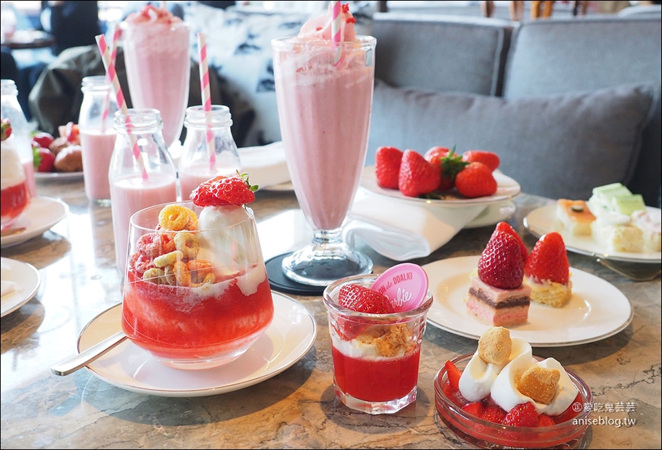 首爾草莓吃到飽 | 東大門萬豪酒店 The Lounge草莓甜點專賣店