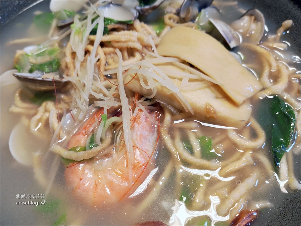 福星廣東粥蛤蜊麵，超浮誇整整的一盤蛤蜊 @捷運雙連站