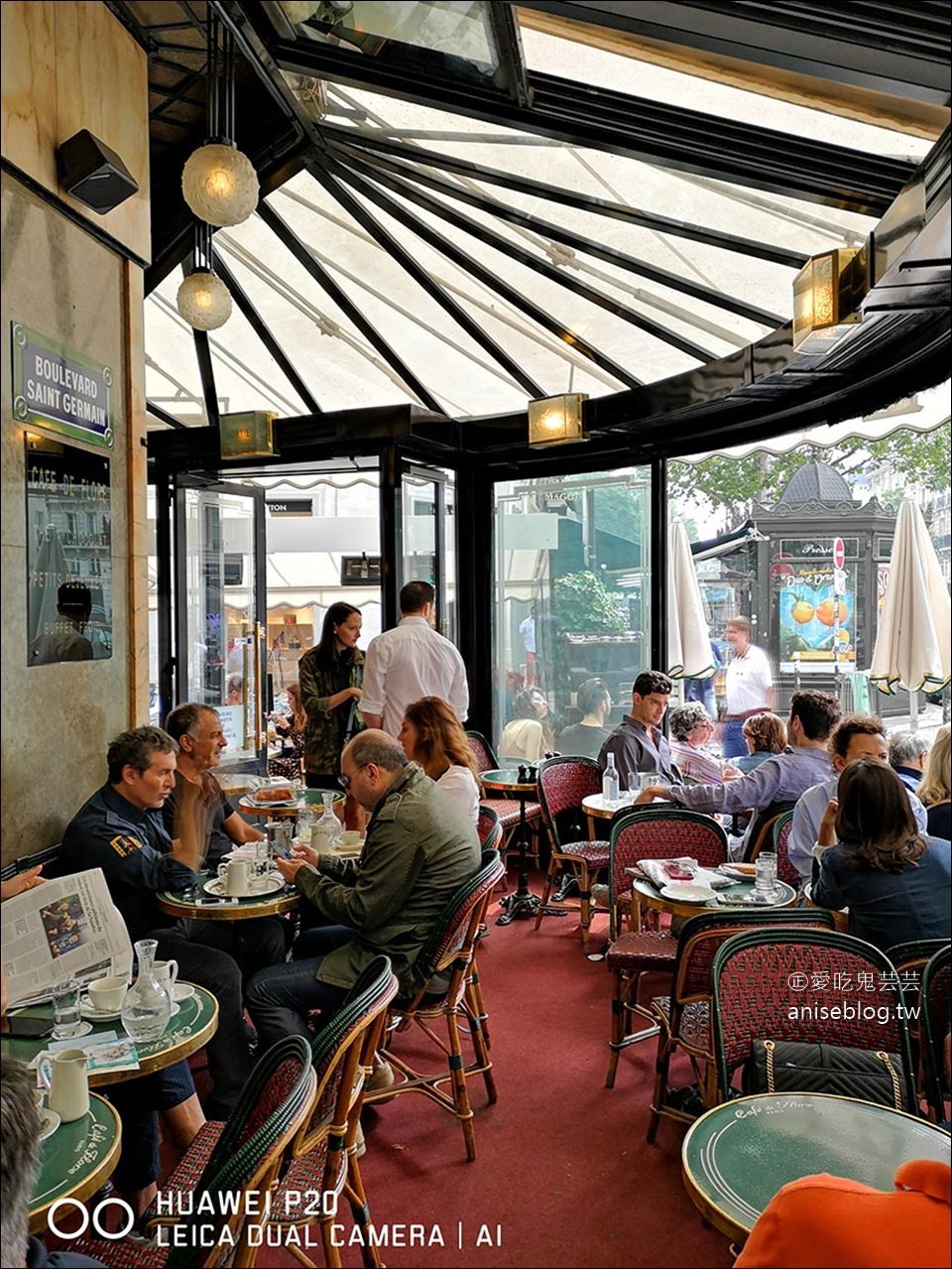 巴黎左岸咖啡 | 雙叟咖啡、花神咖啡，原來左岸咖啡不在塞納河邊啊(遠目)