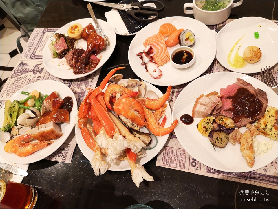 澳門巴黎人自助餐 Le Buffet，龍蝦、長腳蟹、干貝、燒臘、牛排、生魚片吃到飽