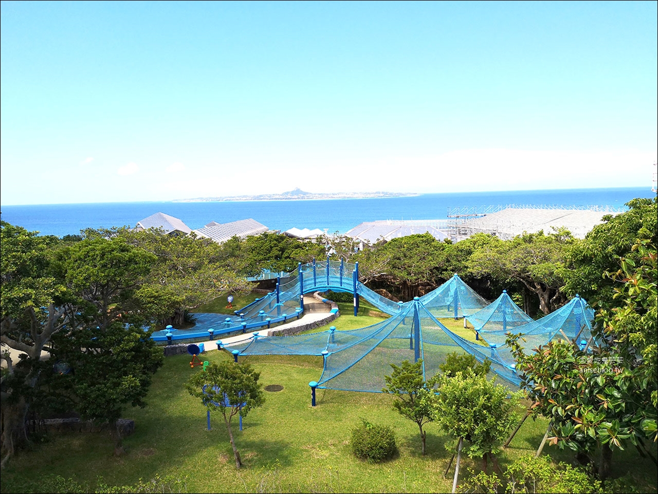 沖繩的美麗海水族館，超大鯨鯊池好療癒！