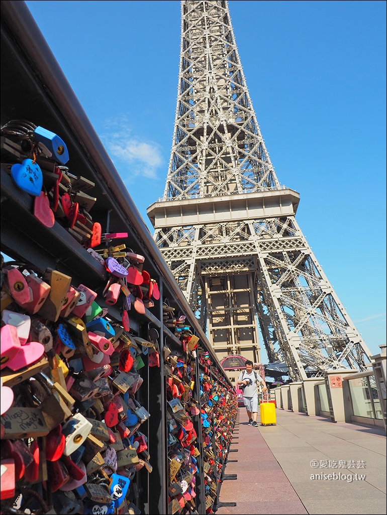 澳門巴黎鐵塔、法國品味巡禮，一秒到法國！(文末巴黎人泳池)