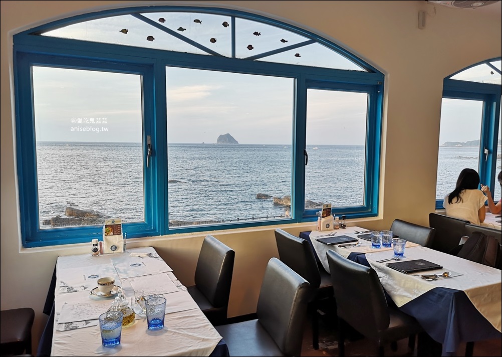 外木山聖托里尼海景餐廳，基隆海岸線美食(姊姊食記)