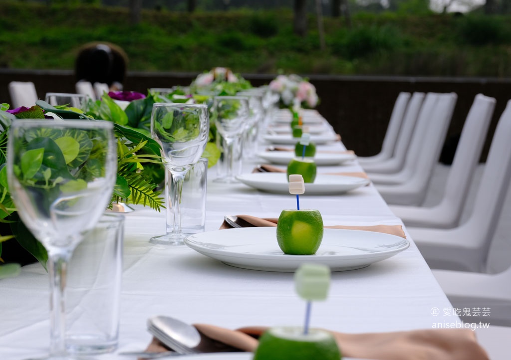南方莊園里昂廳喜宴 | 一生一次的浪漫專案：水平台戶外證婚儀式、婚宴酒會點心、中式桌席
