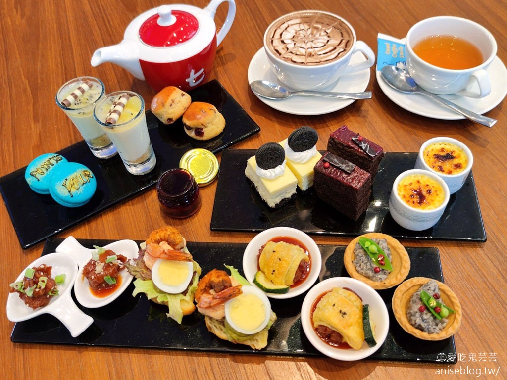 超豐盛雙人三層英式下午茶@澎湖福朋喜來登酒店藍洞餐廳