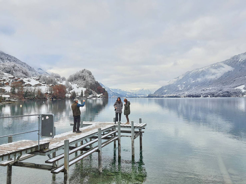 瑞士少女峰區  | 布里恩茨湖 Brienz，愛的迫降攝影場景