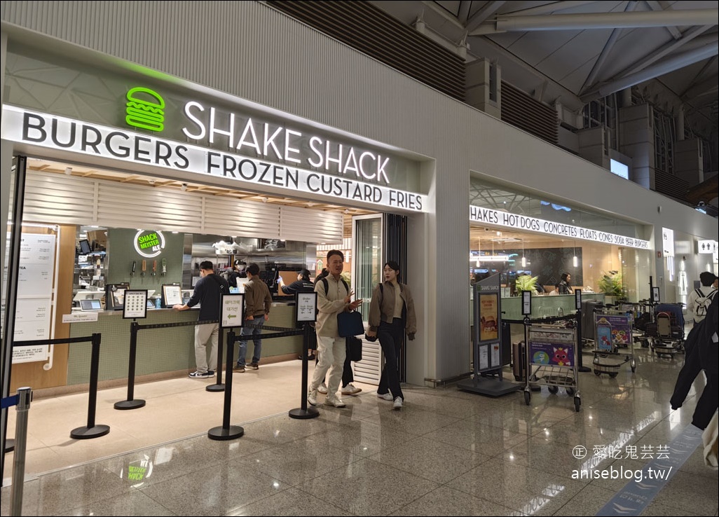 Shake Shack 首爾仁川機場，源自紐約的美味漢堡、奶昔