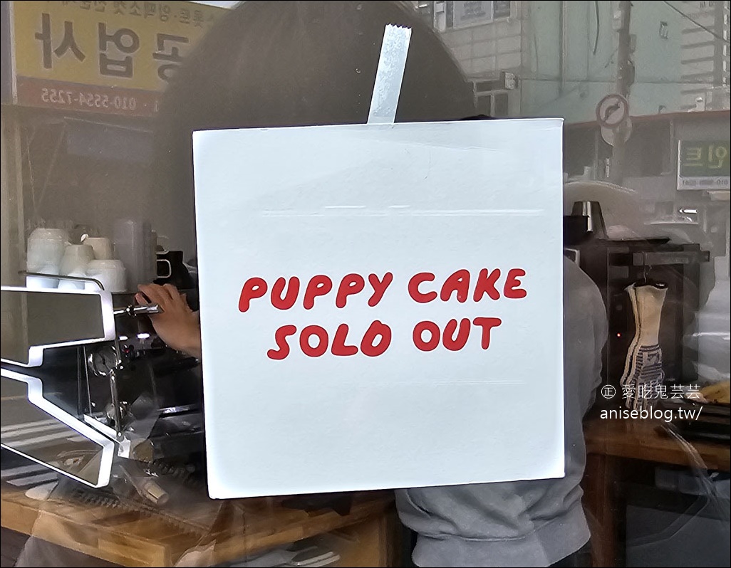 釜山田浦咖啡街 kitten coffee，超可愛小狗蛋糕，這家店是可愛專賣店吧！