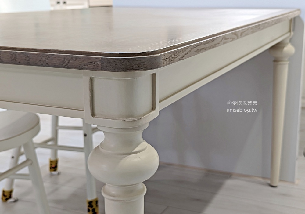 豐澤園美式家具，優雅線條的美式鄉村風餐桌是新家的首選(姊姊記事)